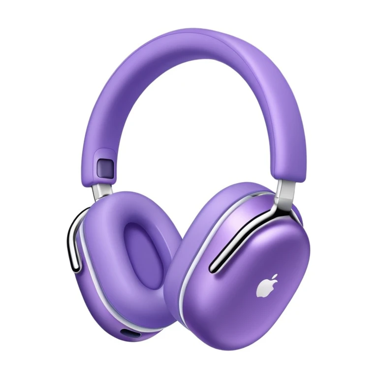 Violet AirPods Pro max emoji