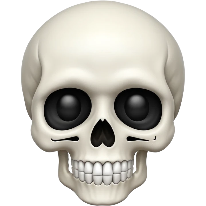 Skull that smiles emoji