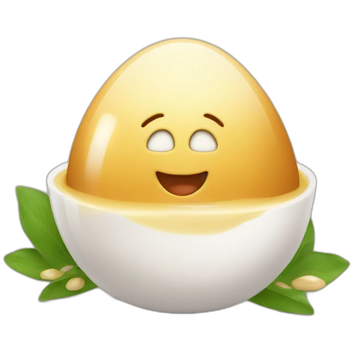Des œufs au lait emoji