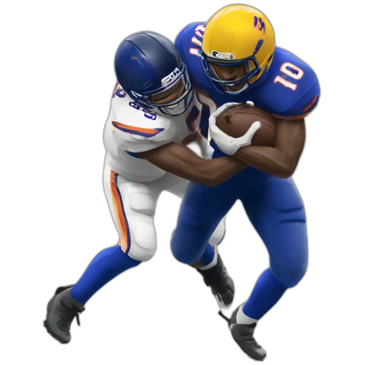 Football player getting sacked emoji