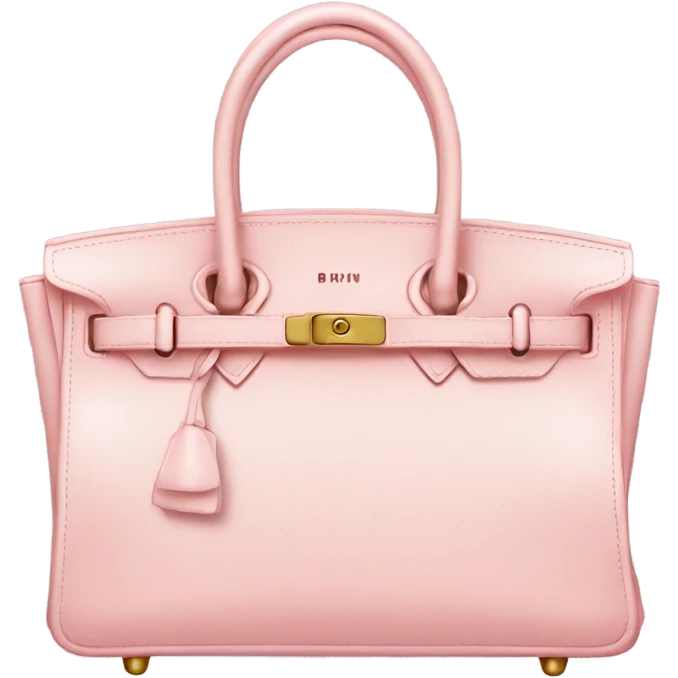 Light pink birkin bag  emoji