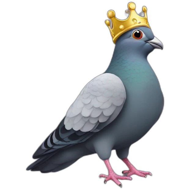 king-pigeon emoji