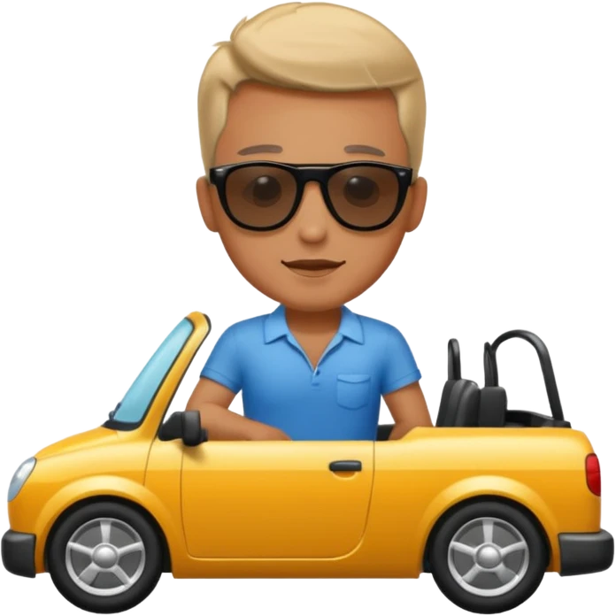 man on vehicle emoji