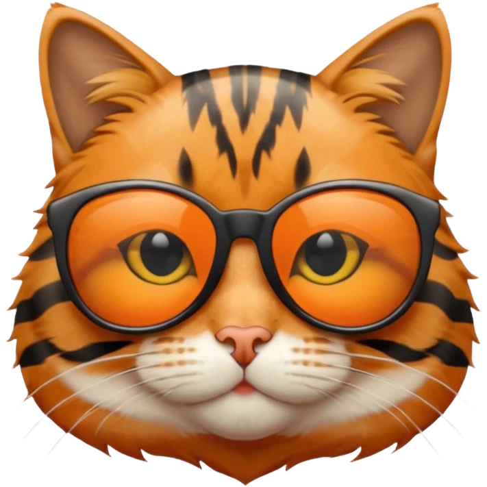 Cat wearing sunglasses emoji