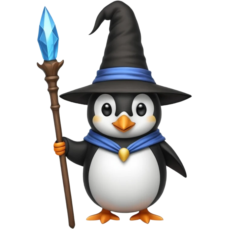 Penguin Wizard emoji