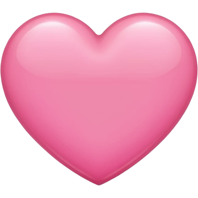 Pink heart emoji