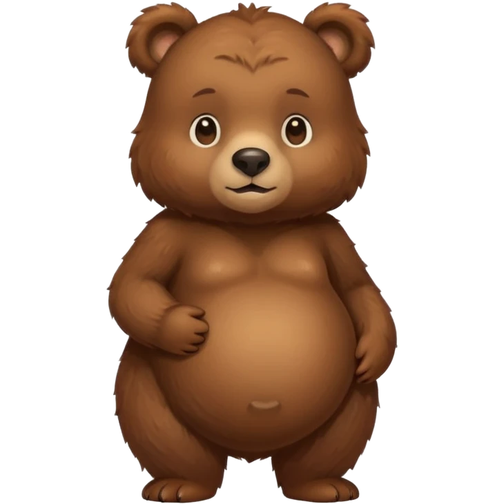 Pregnant bear emoji