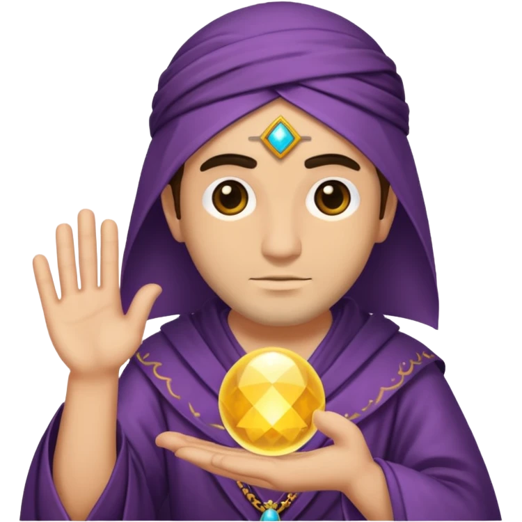 fortune teller male emoji