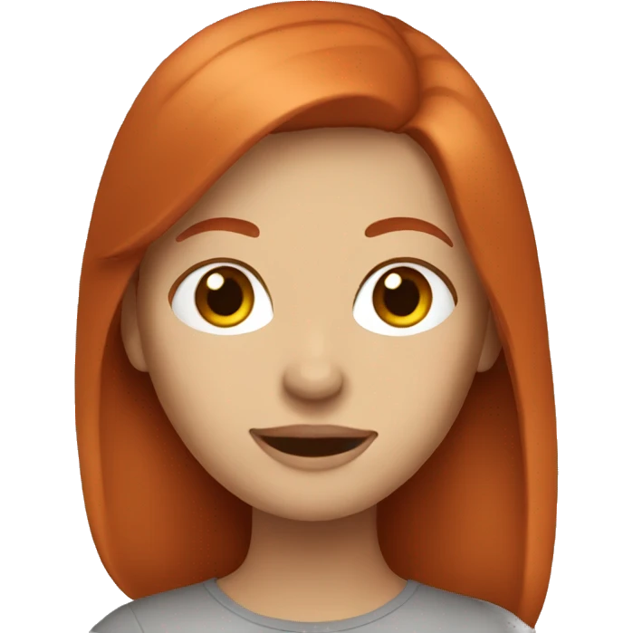 Redhead woman emoji