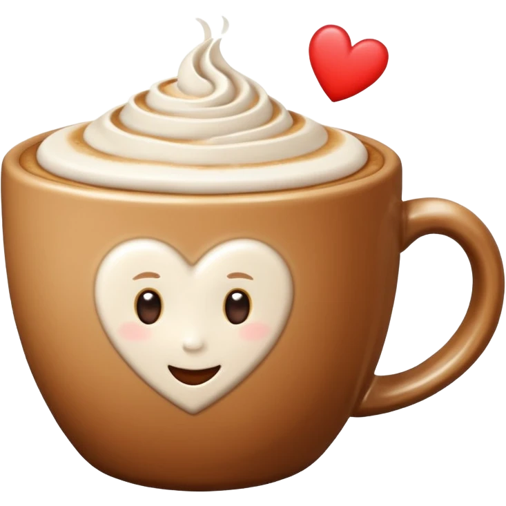 cafe latte emoji