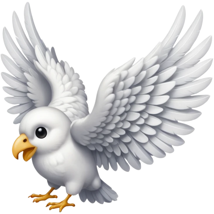 Create a left side wing 🪽 I need exactly like this emoji emoji