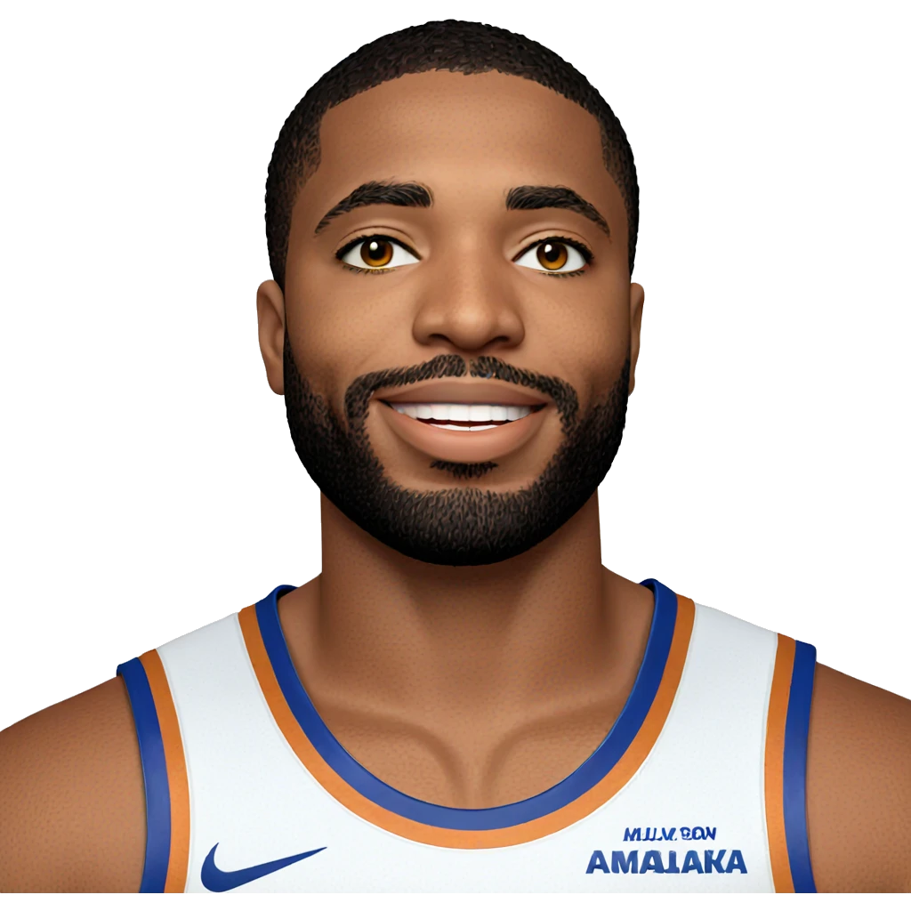 smiling boy in basketball uniform emoji