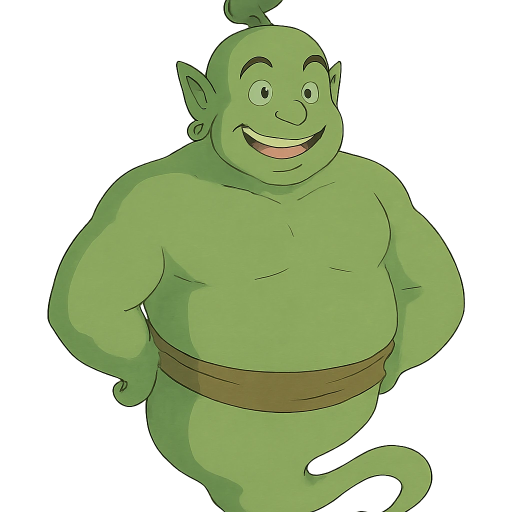 green genie emoji