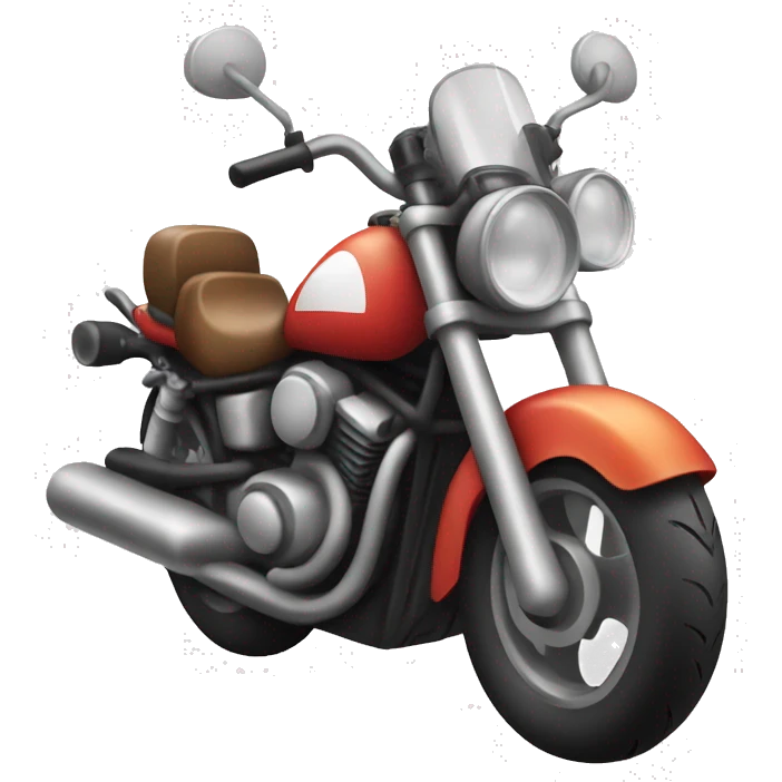 Filling motorcycle with gasoline emoji