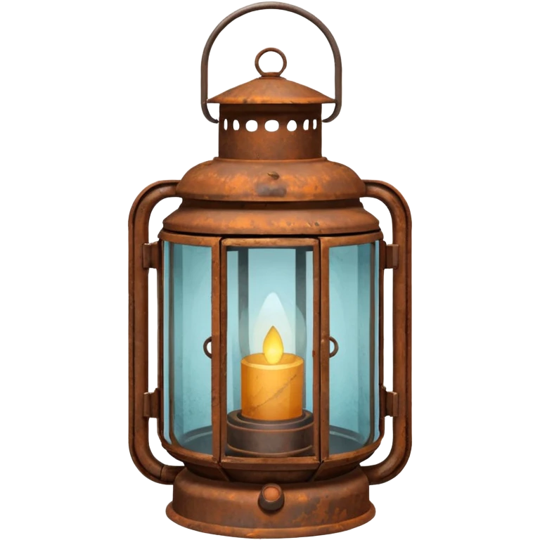 old lantern emoji
