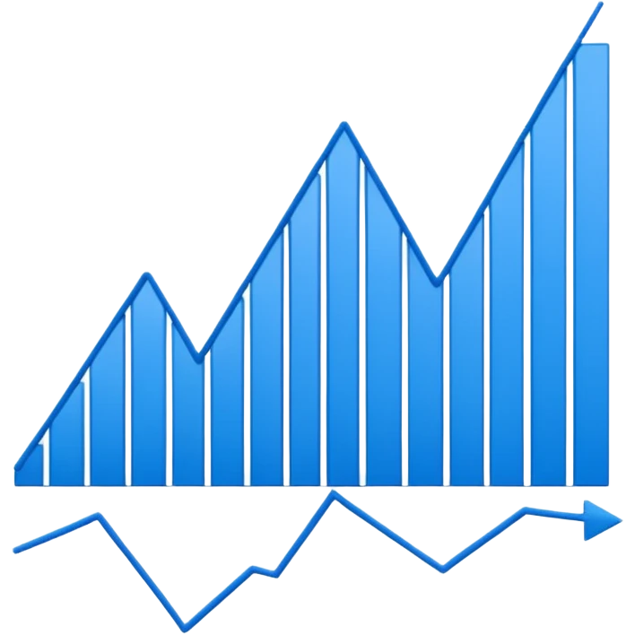 Graph decrease emoji