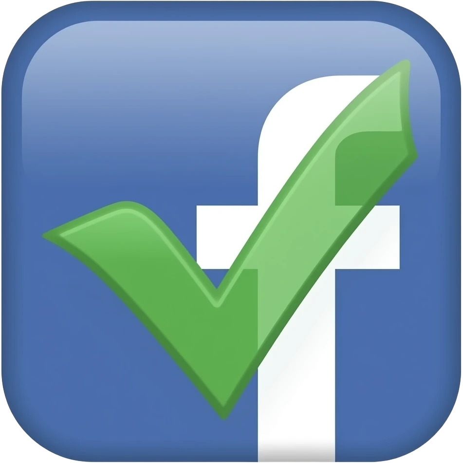 Facebook verification badge emoji