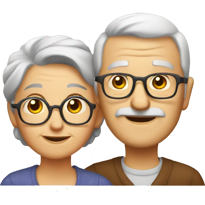 old couple emoji