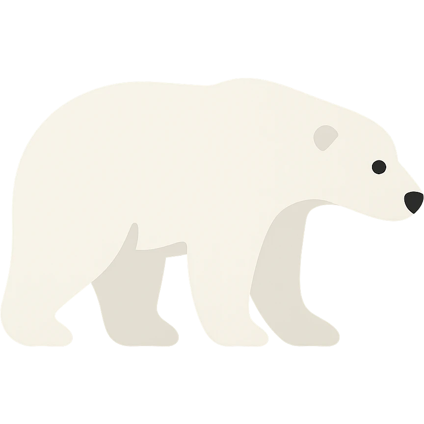 Polar bear emoji