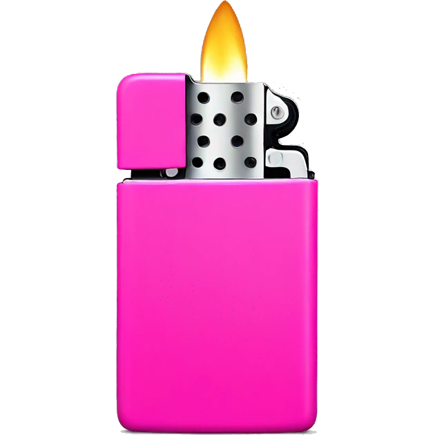 Hot pink lighter emoji
