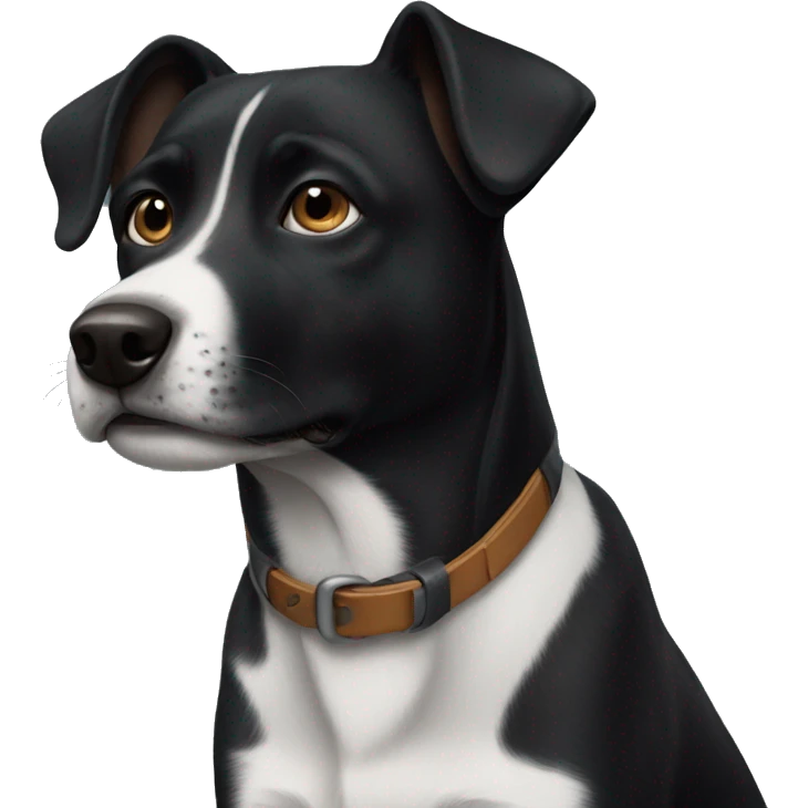 black dog emoji