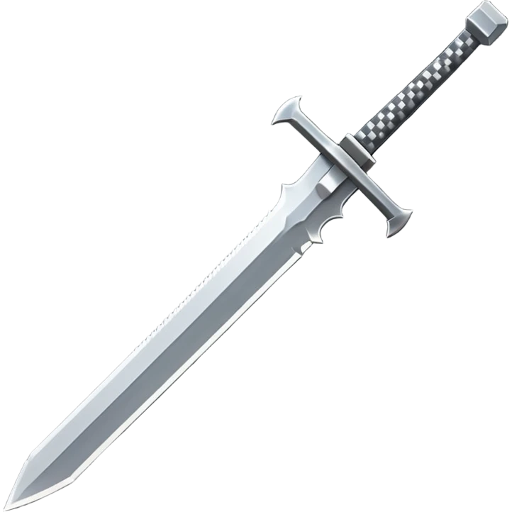 Minecraft sword emoji