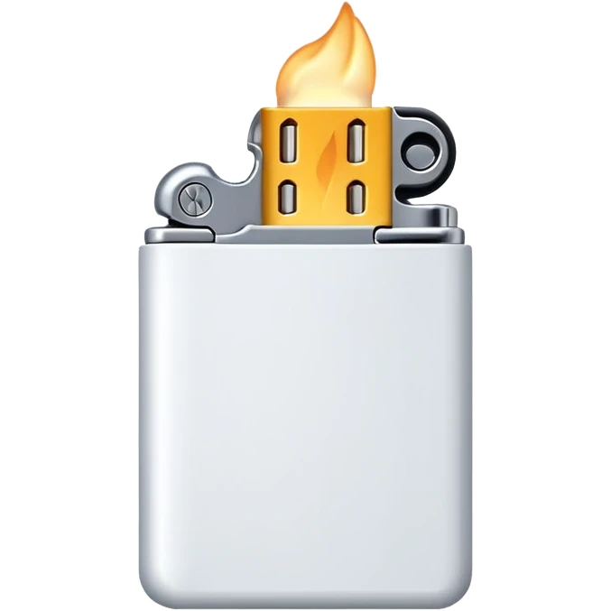 white lighter emoji
