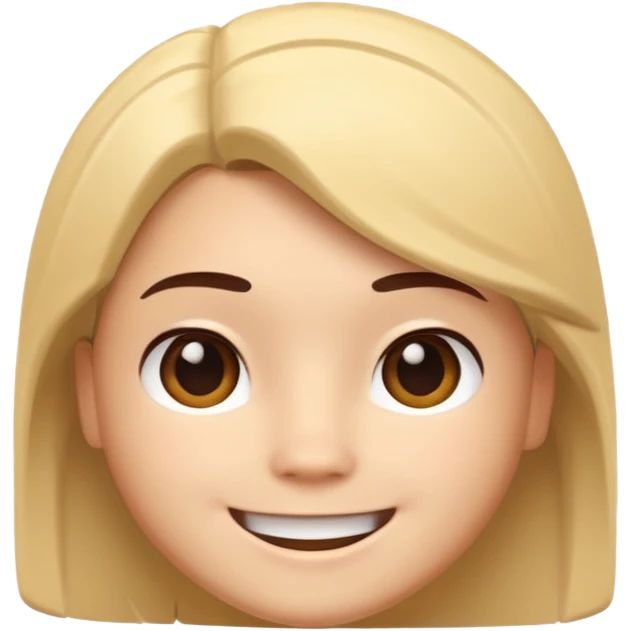Roblox character face, cute and friendly emoji