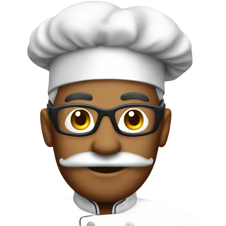 Chef wearing a snorkel emoji