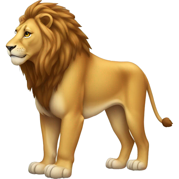 Full-body-lion emoji