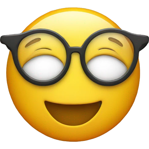 A happy sun emoji emoji