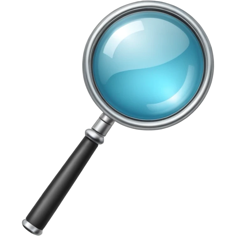 magnifying glass icon emoji