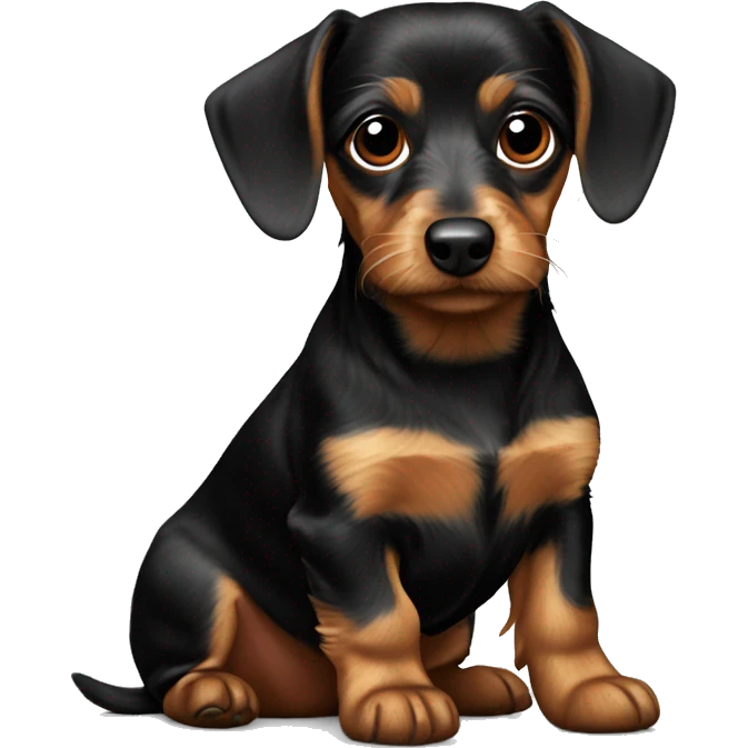 yorkie dachshund mix emoji
