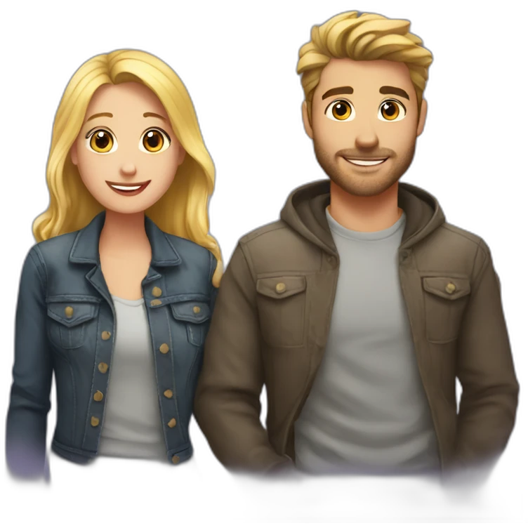 Boyfriend birthday and couple photo emoji