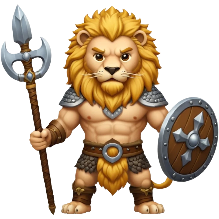 Viking lion emoji