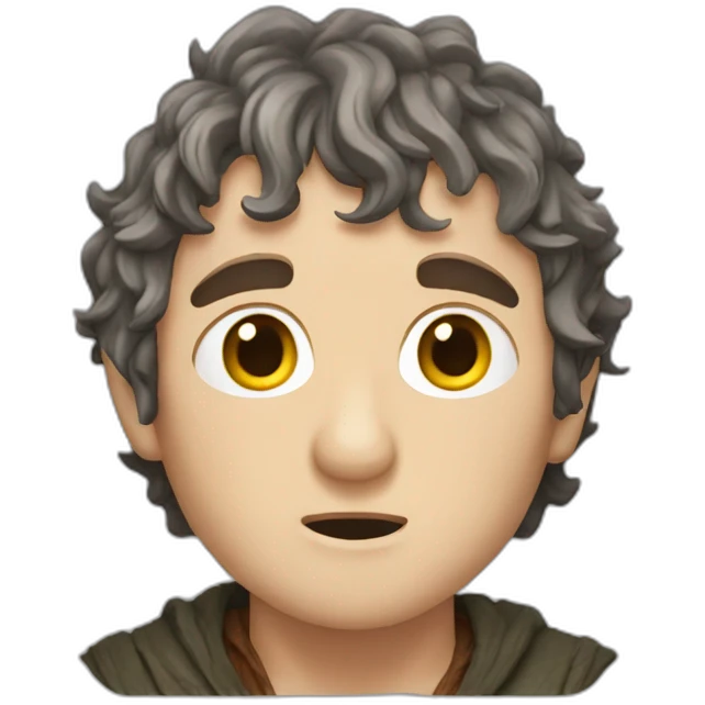 Frodo emocionado emoji