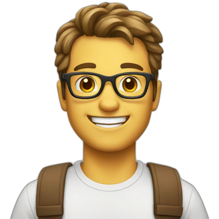 Happy Nerd  emoji