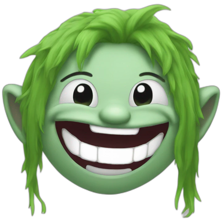Troll face laugh, itatchi face emoji