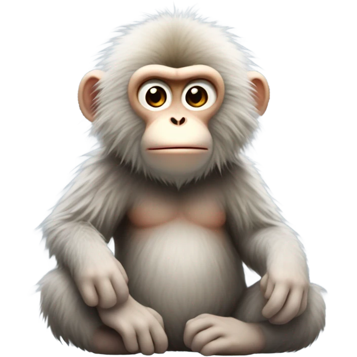 Snow monkey emoji