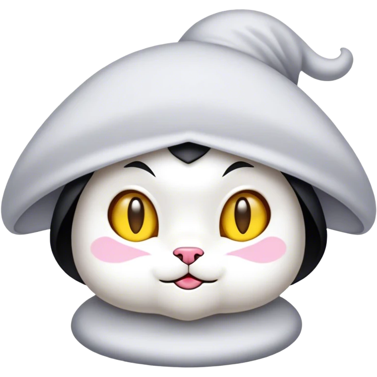 带魔法帽的猫 emoji
