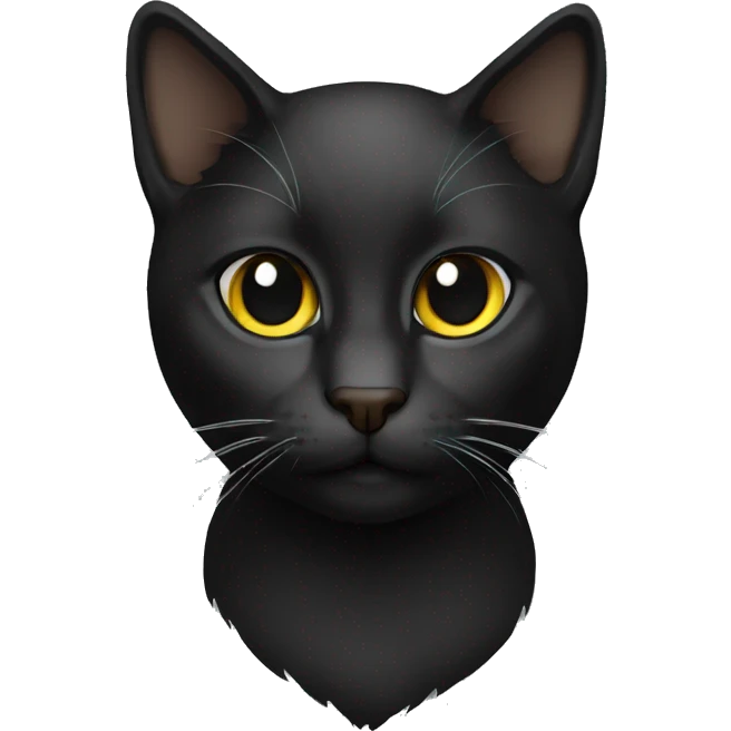 Cat black emoji