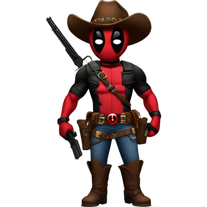 cowboy deadpool emoji
