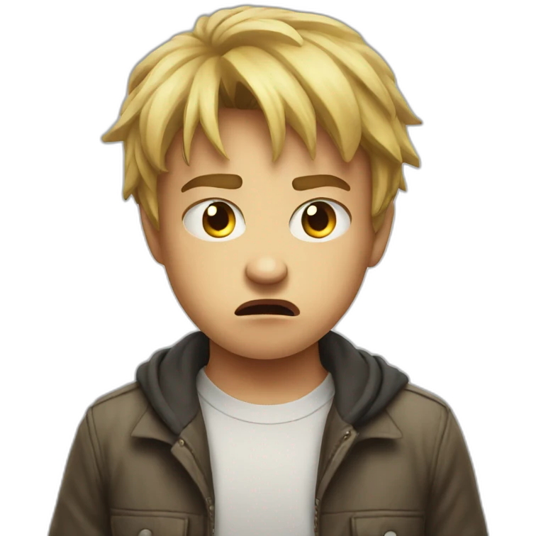 angry kid emoji