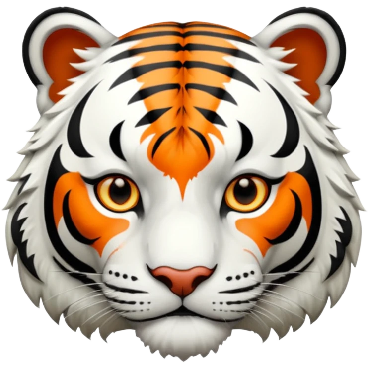 Tigre blanco emoji