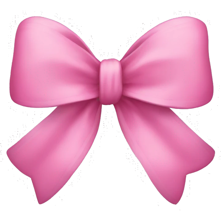 Pink bow emoji