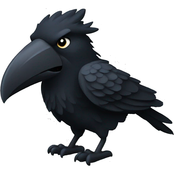 Corbeau viking emoji