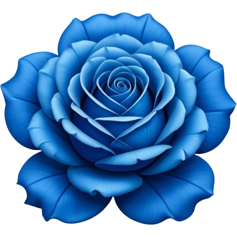 Rosa azul emoji