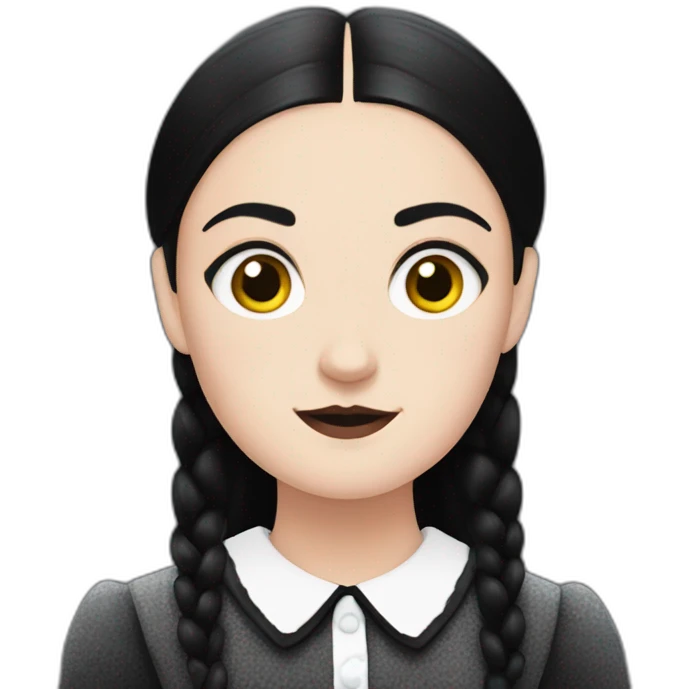 wednesday addams emoji