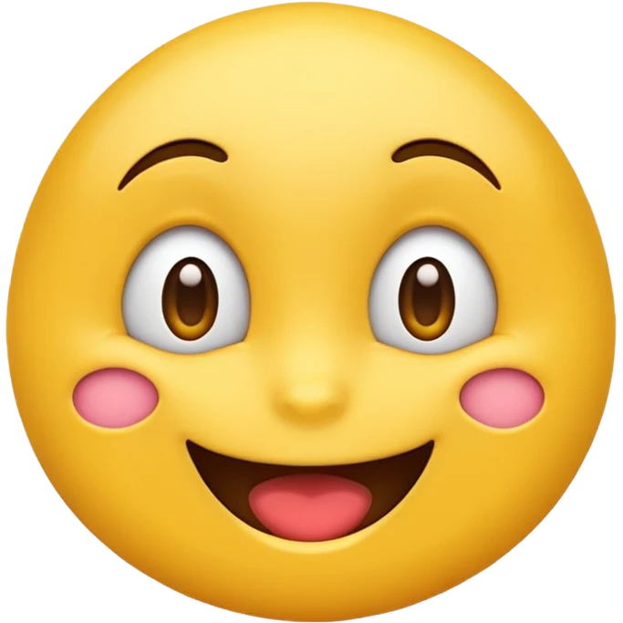 naughty looking emoji, playful, mischievous expression, suggestive but safe emoji