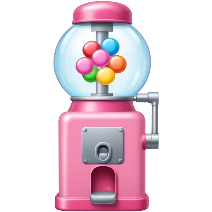 Bubble gum machine emoji